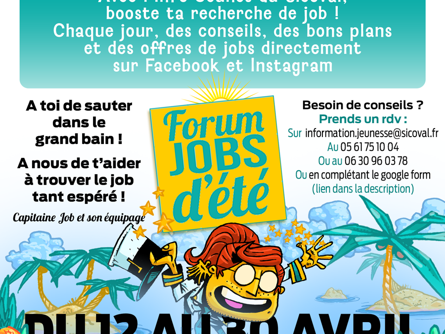 Forum Jobs d&rsquo;été 2021