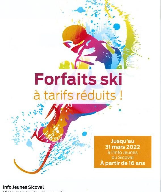 Forfaits ski à tarifs réduits pour les jeunes