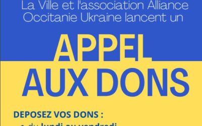 Appel aux dons : solidarité avec le peuple ukrainien