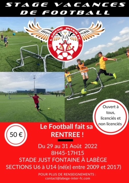 STAGE VACANCES DE FOOTBALL